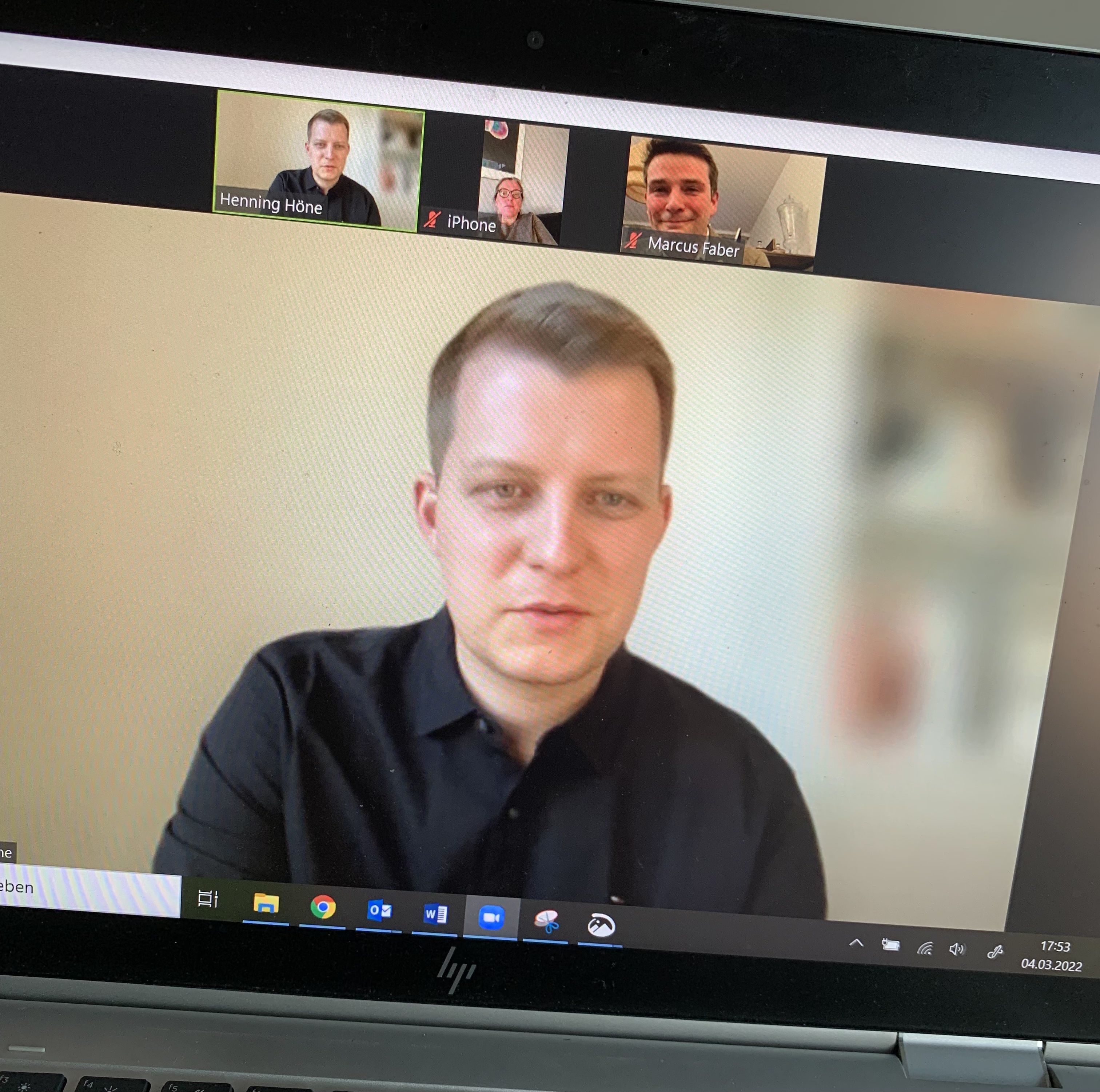 Diskussion mit Marcus Farber
