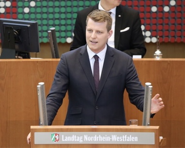 Henning Höne am Rednerpult